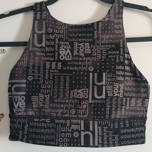 Lululemon Energy Bra High Neck Long Line size 6